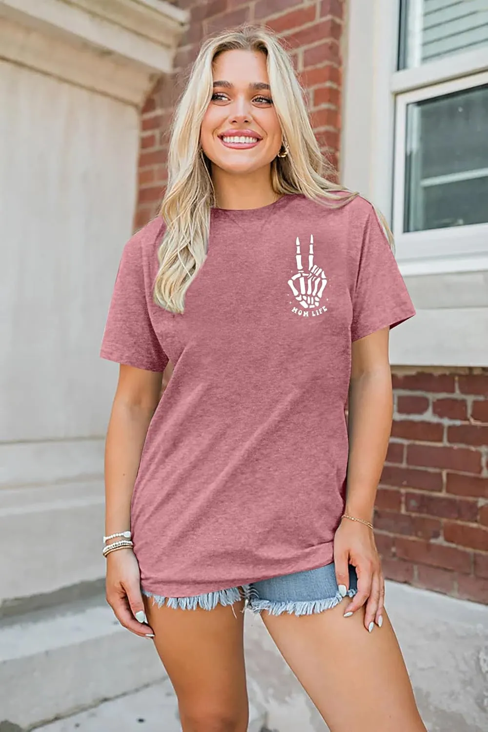 Mama Shirts Mom Life T-Shirts Women Some Days I Rock It Shirt Vintage Casual Short Sleeve Tops