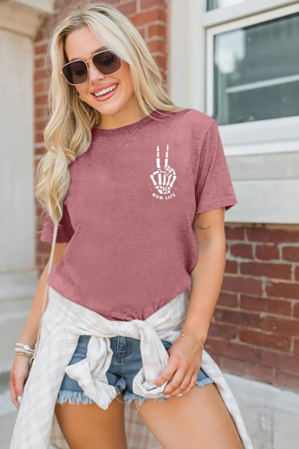 Mama Shirts Mom Life T-Shirts Women Some Days I Rock It Shirt Vintage Casual Short Sleeve Tops