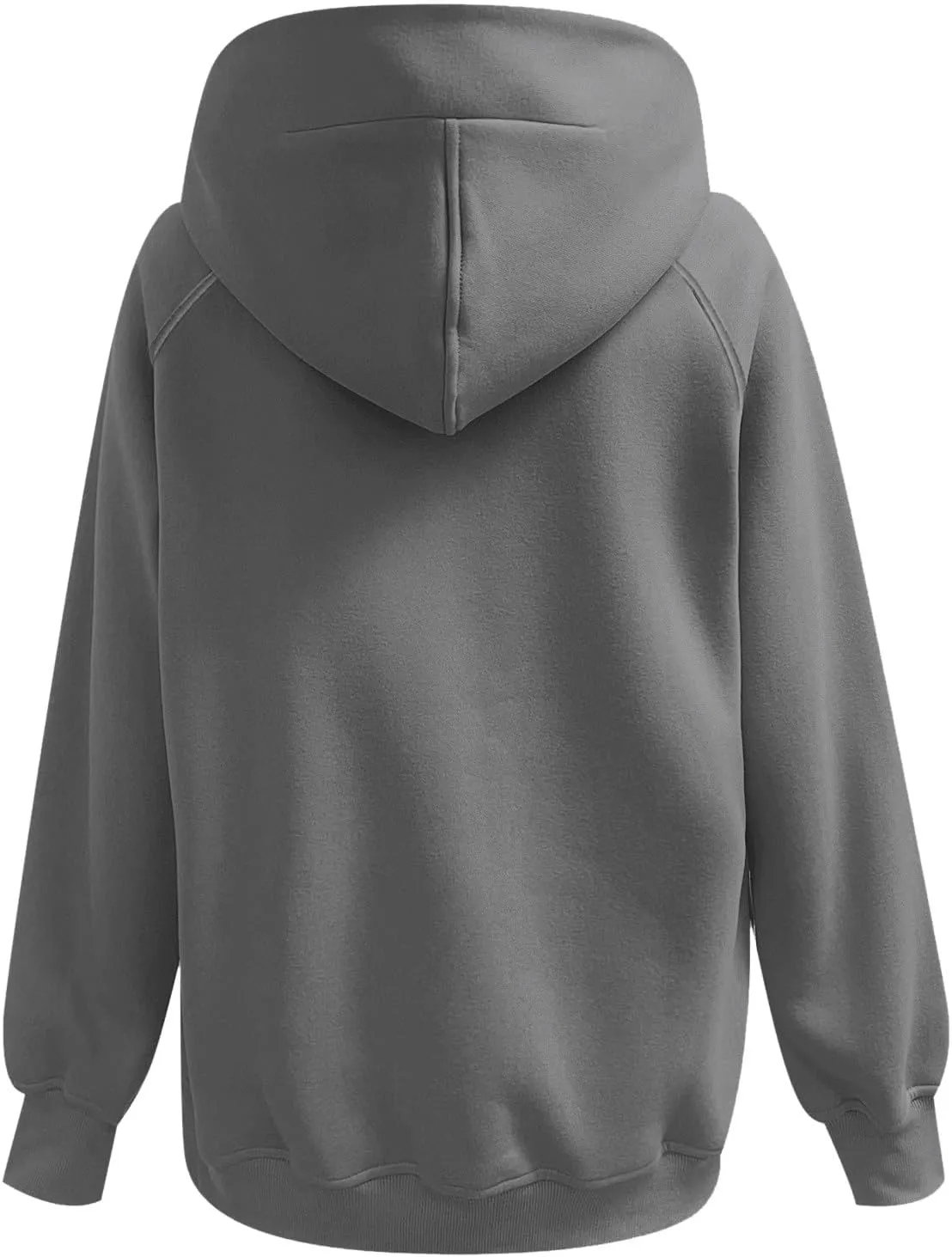 Masbird Sweatshirt for Women Half Zip Hoodie Sweatshirt Drawstring Athletic Trendy Tops with Front Pocket Long Sleeve Fall
