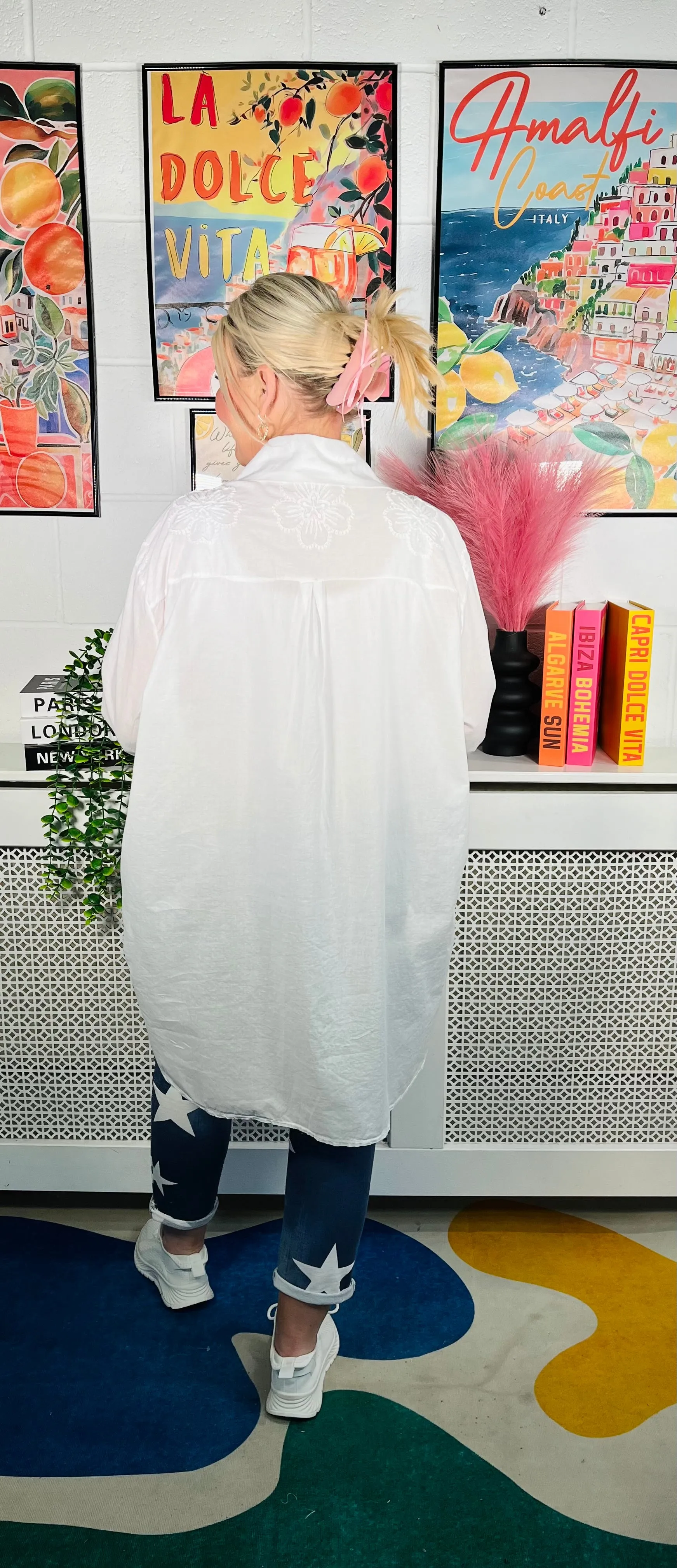 Meadow Muse Cotton Shirt - White