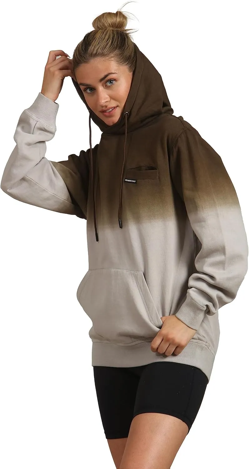 Members Only Women's Emerson Ombre Hooded Oversized Sweatshirt