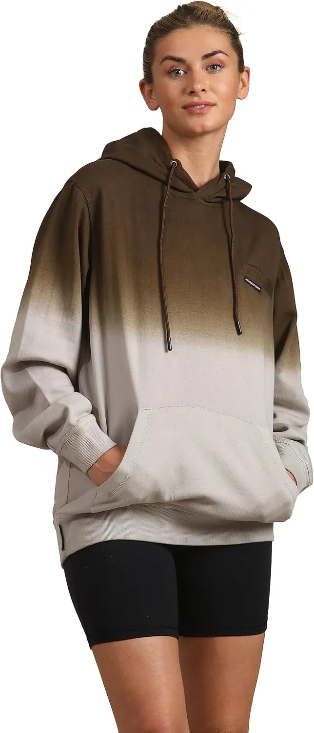 Members Only Women's Emerson Ombre Hooded Oversized Sweatshirt