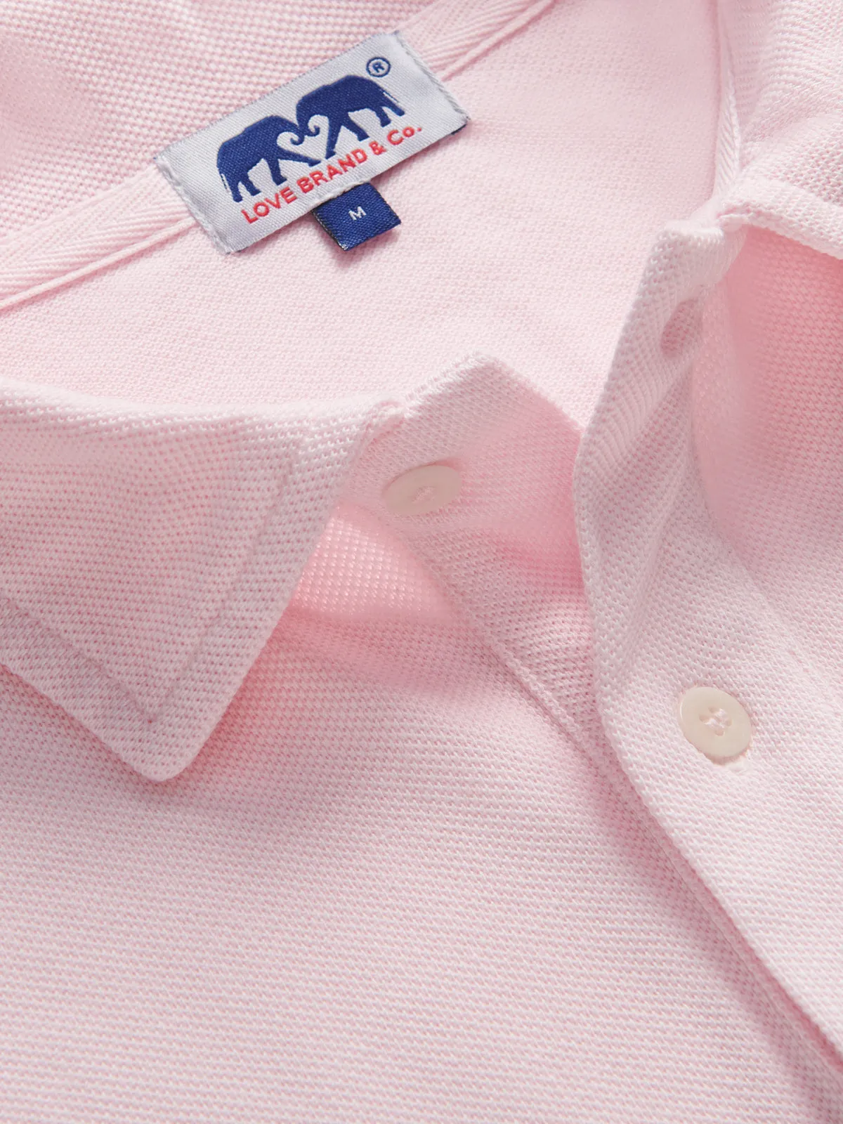 Men's Pastel Pink Pensacola Polo Shirt