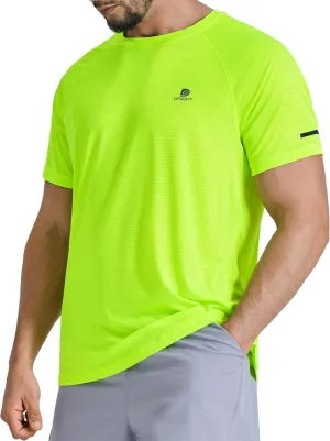 Men's Summer Short Sleeve Shirts Quick Dry Workout Lightweight T-Shirts Gym Running Swim Athletic Shirt 2025