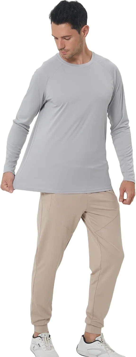 Men's Sun Shirts UPF 50  Protection Shirts Rash Guard Long Sleeve Sun SPF Fishing Shirt UV for Outdoor Cycling