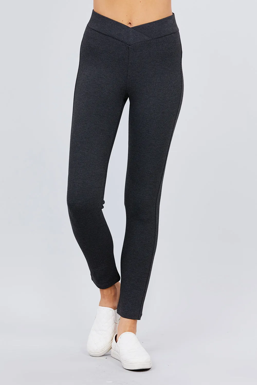 Mid-Rise Ponte Pants | Flattering Fit &amp; Effortless Comfort