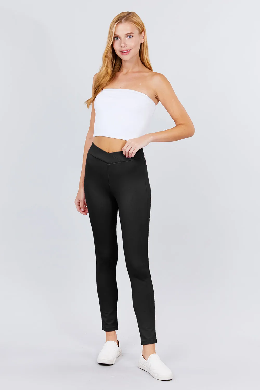 Mid-Rise Ponte Pants | Flattering Fit &amp; Effortless Comfort
