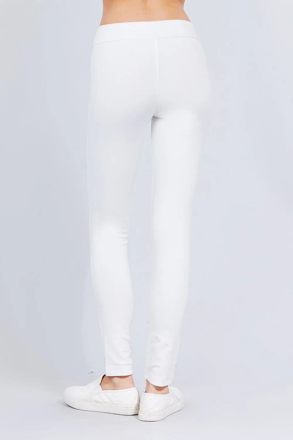Mid-Rise Ponte Pants | Flattering Fit &amp; Effortless Comfort