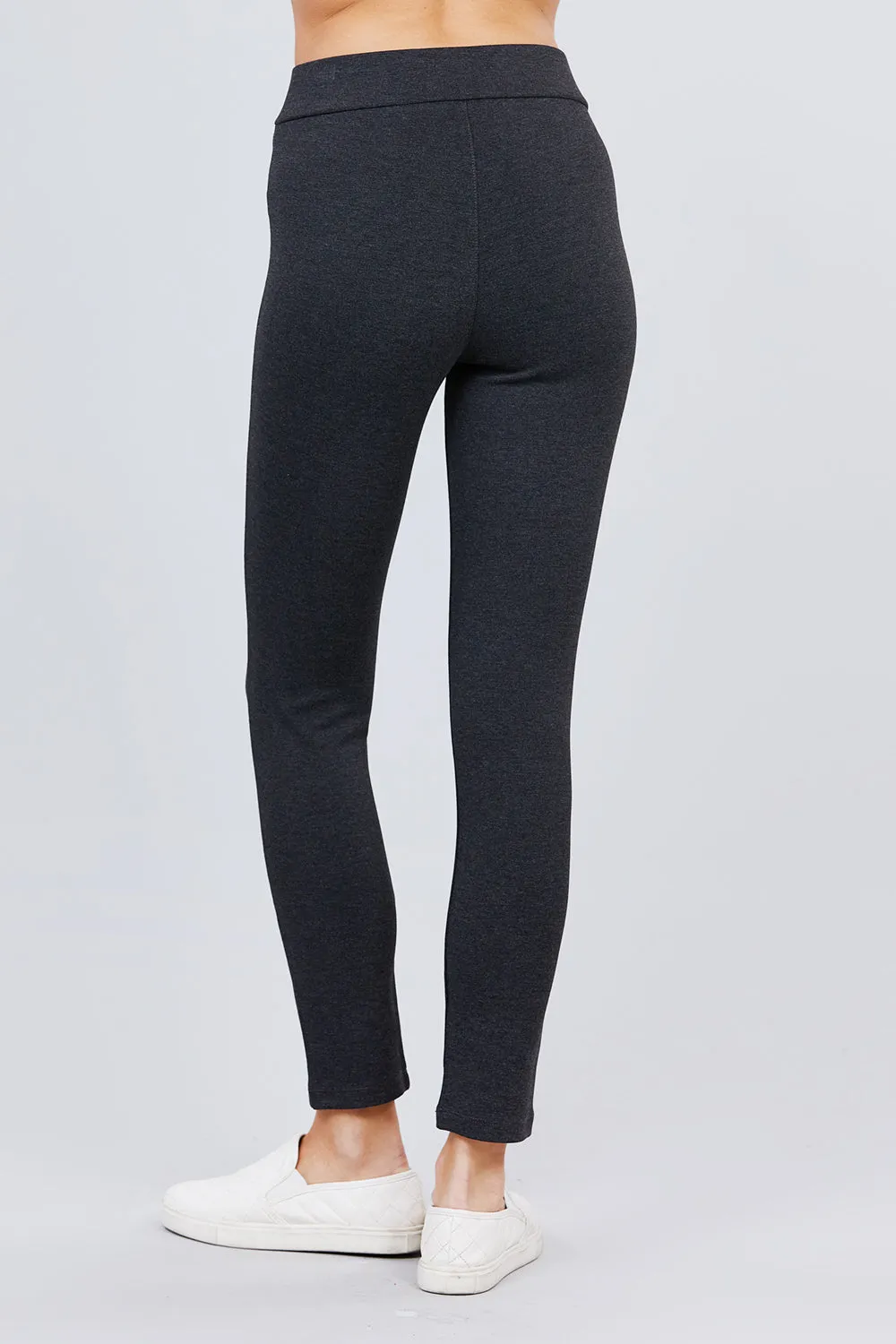 Mid-Rise Ponte Pants | Flattering Fit &amp; Effortless Comfort