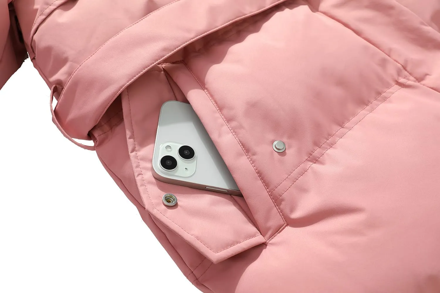 MOERDENG Women's Waterproof Long Winter Coat Warm Puffer Jacket Thickened Down Parka Maxi Coat