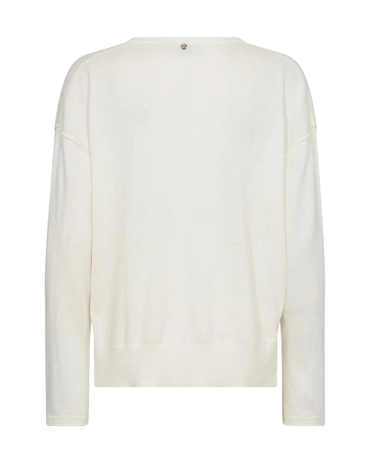 MOS MOSH | TANI V-NECK KNIT - ECRU 158970