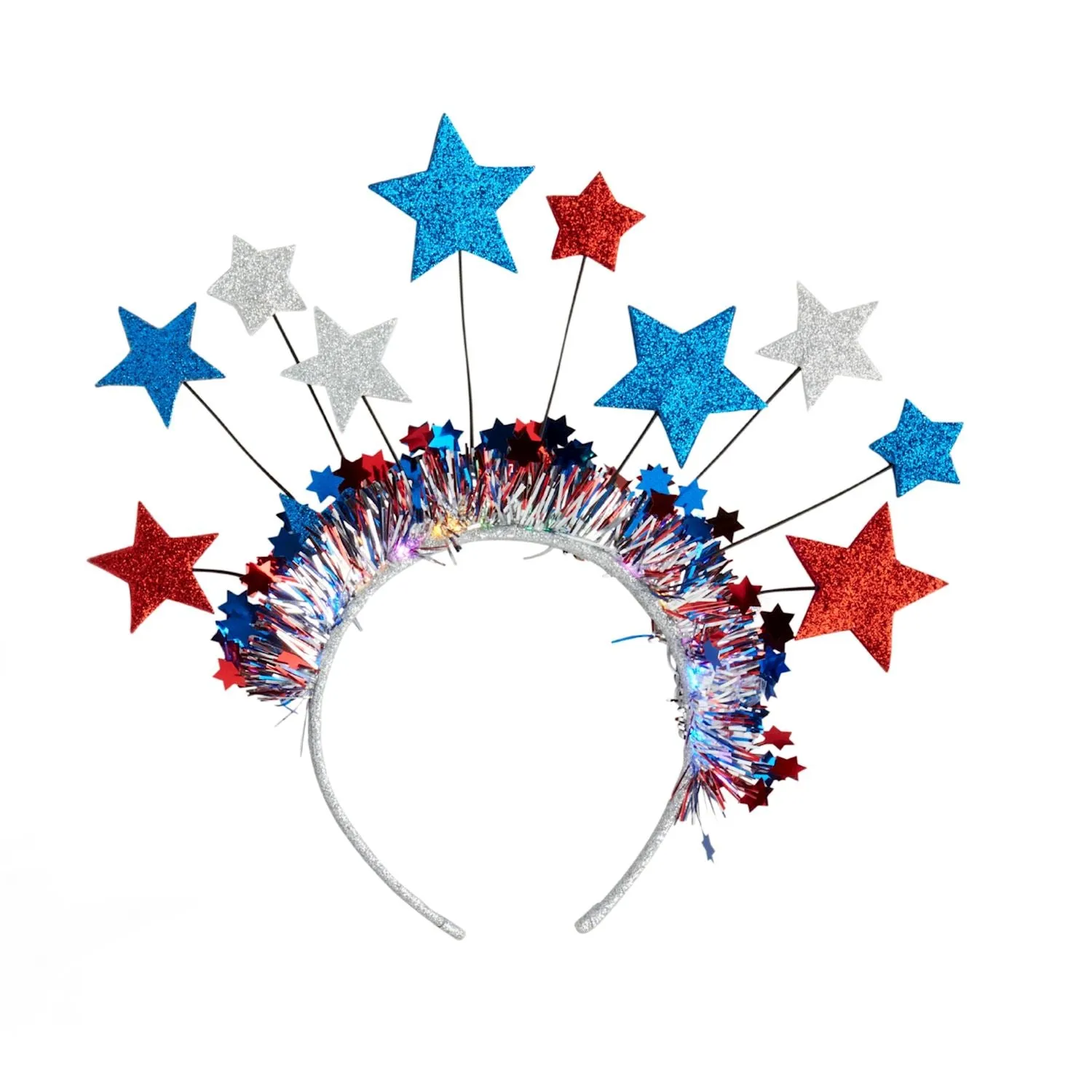 Mud Pie Light-Up Patriotic Headbands