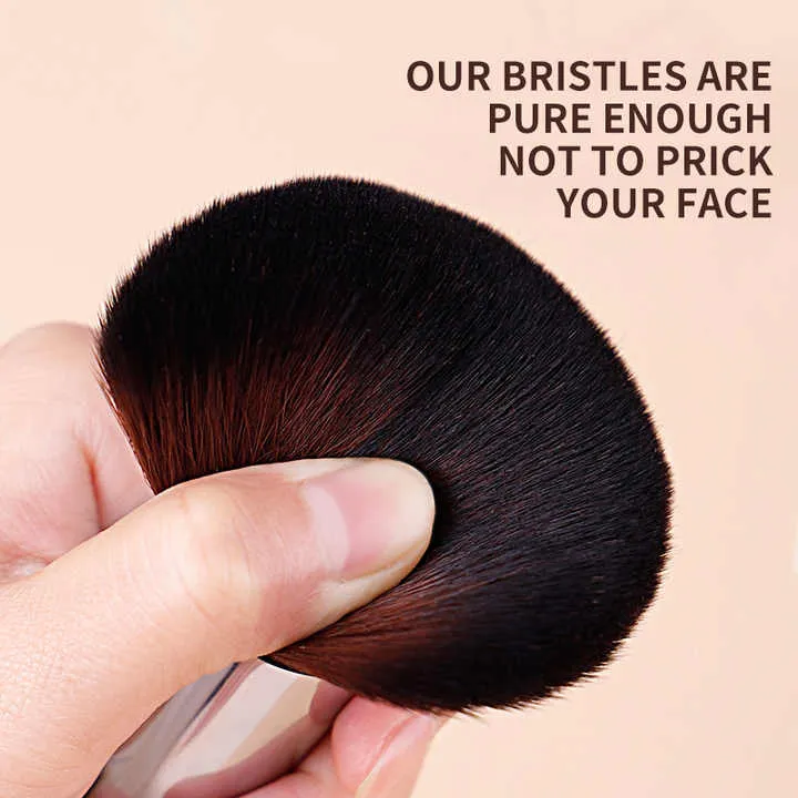 MUF 37 Series High Quality Aluminum Vegan Makeup Brushes with Wooden Handle Vegan Makeup Brushes Wholesale from Factoryفرش مكياج نباتية عالية الجودة مصنوعة من الألومنيوم بمقبض خشبي من سلسلة 37 من MUF فرش مكياج نباتية للبيع بالجملة من المصنع