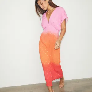 Never Fully Dressed Pink Ombre Elodie Dress