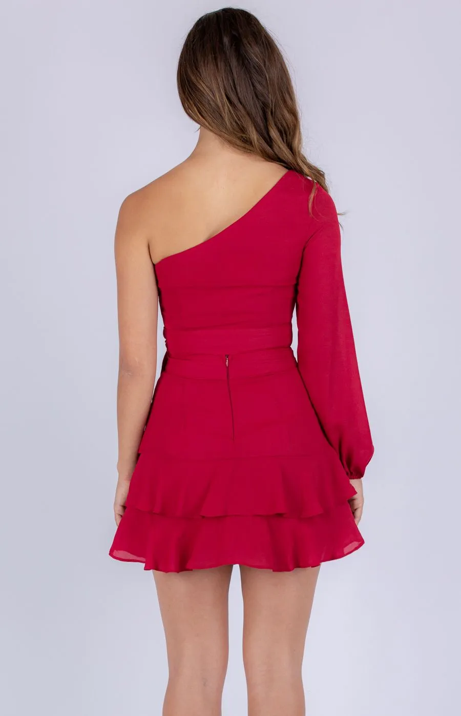One Long Sleeve Shoulder two Piece Set