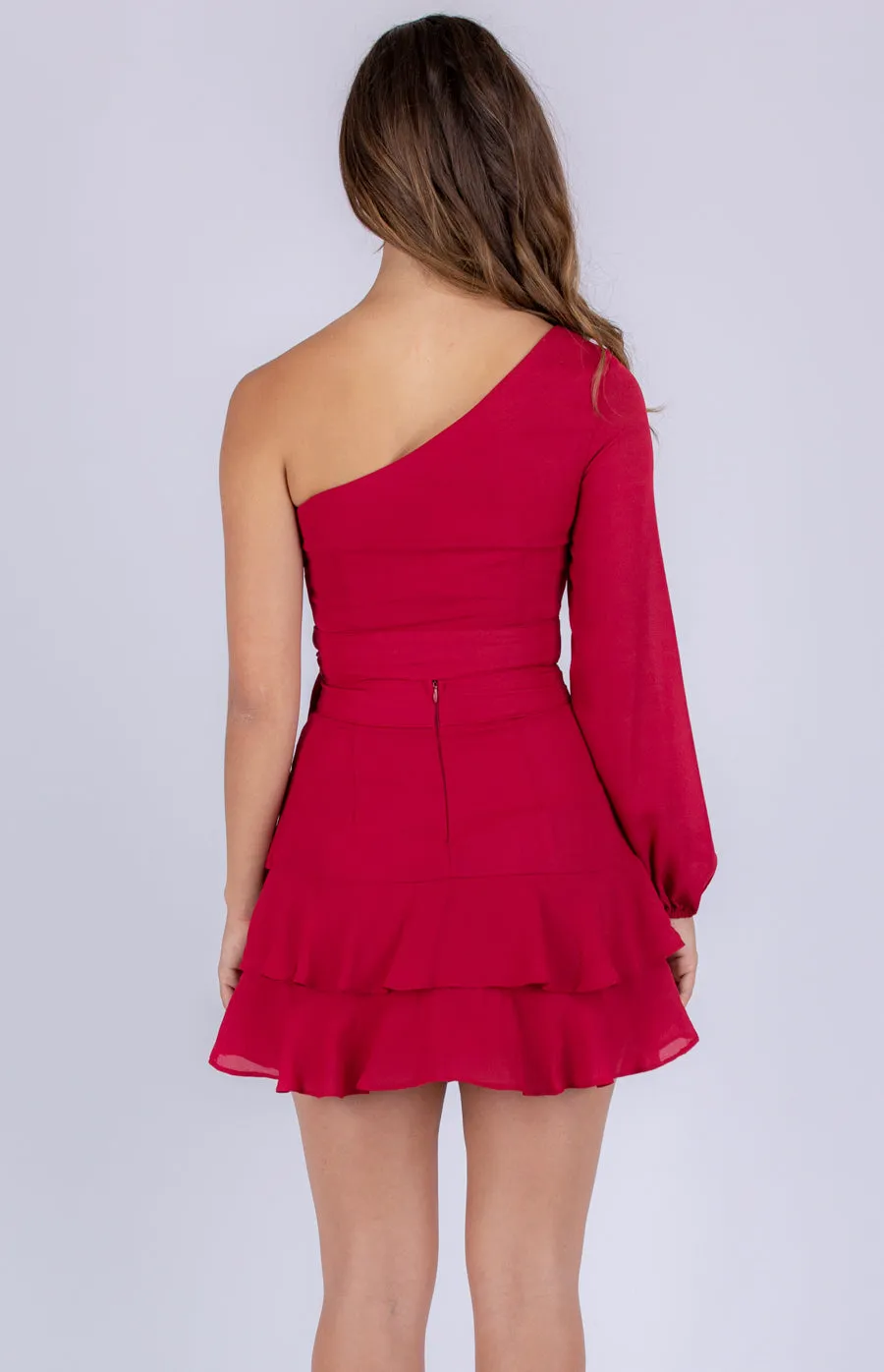 One Long Sleeve Shoulder two Piece Set
