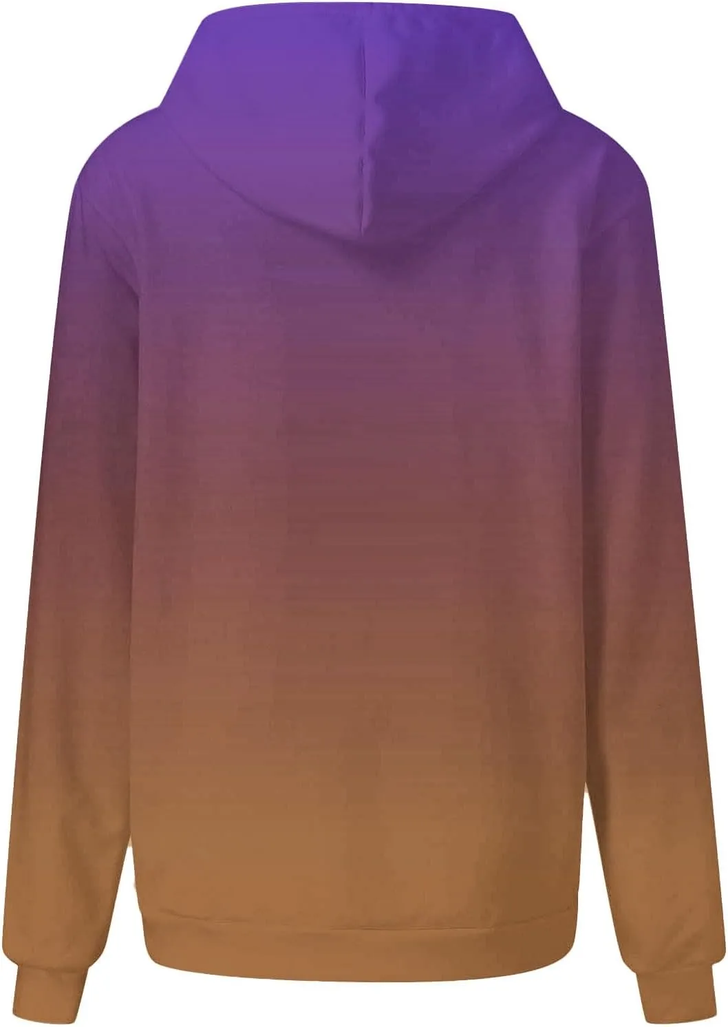 Oversized Hoodies for Women Loose Fit Gradient Pullover Sweatshirt Casual Blouses with Pockets Trendy Preppy Clothes