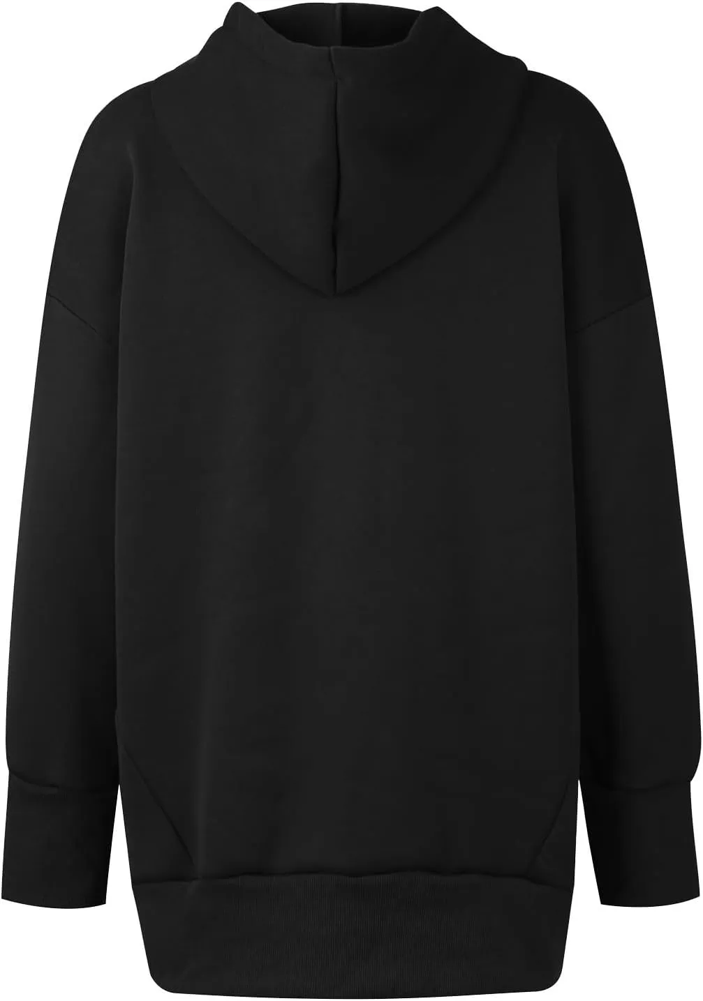Oversized Sweatshirt for Women Casual Button V Neck Hoodies Hooded Tops with Pockets fall sweaters 2023