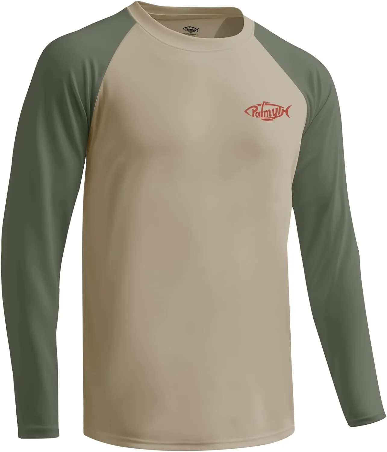Palmyth Fishing Shirts for Men Long Sleeve Sun Protection UV UPF 50  T-Shirts Performance Quick Dry
