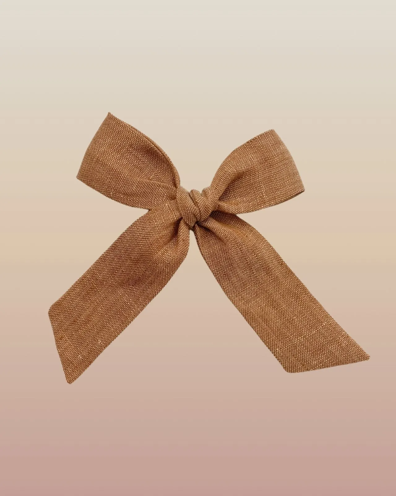 Party Bow | Chestnut - Alligator Clip
