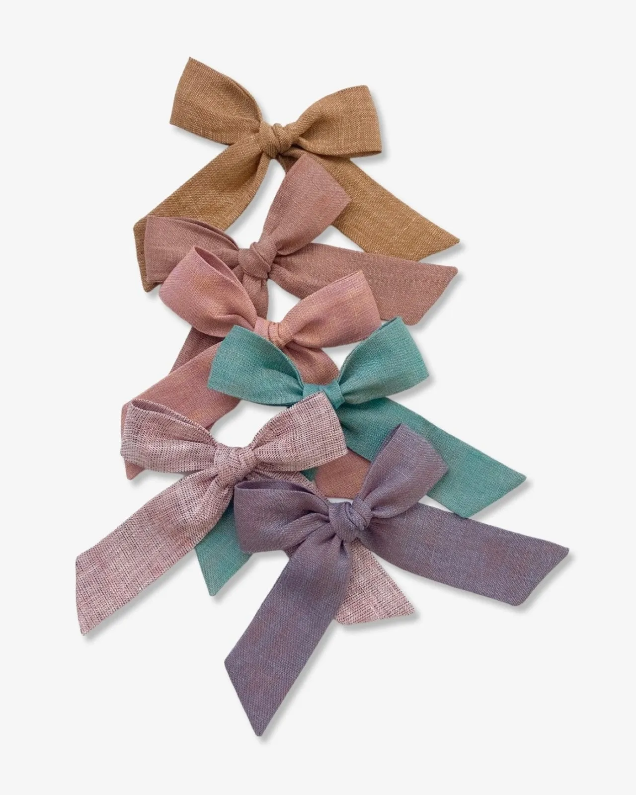 Party Bow | Chestnut - Alligator Clip
