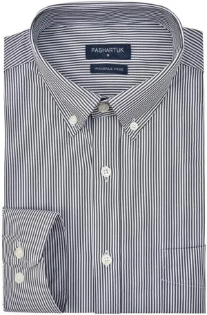 PASHARTUK Wrinkle Free Regular Fit Mens Button Down Shirts Long Sleeve Dress Shirts for Men