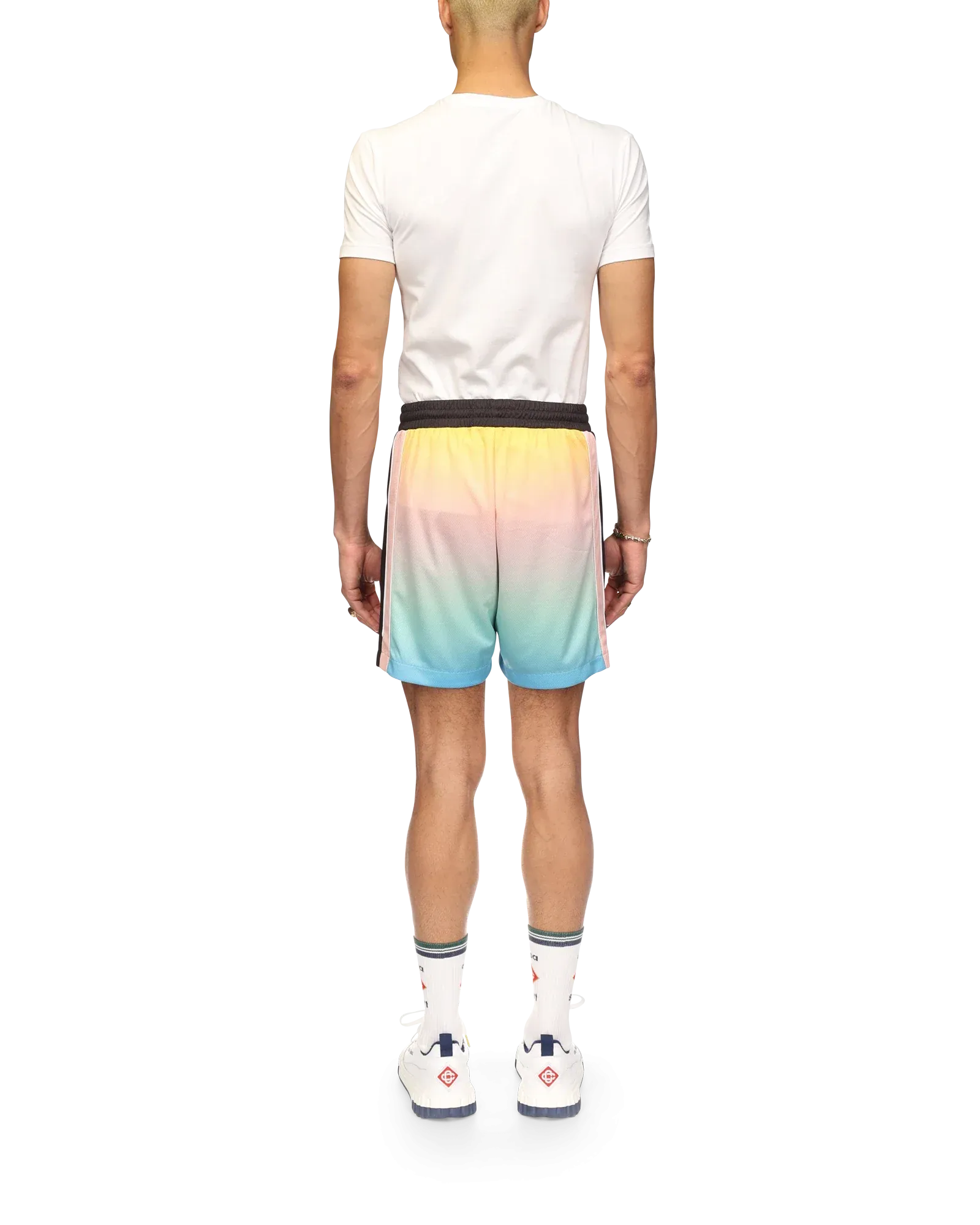 Pastel Gradient Football Shorts