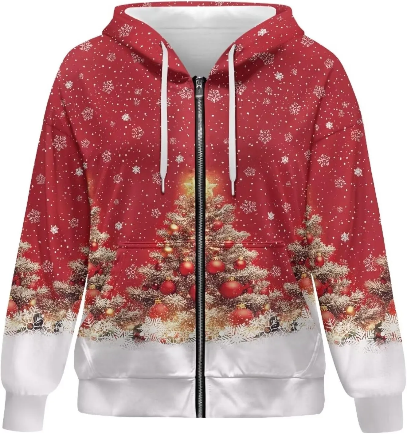 Poceacles Womens Full Zip Hoodies Tops Jacket Coat Hooded Sweatshirts Oversized Long Sleeve Outwear Hooded Tops Fall Clothes