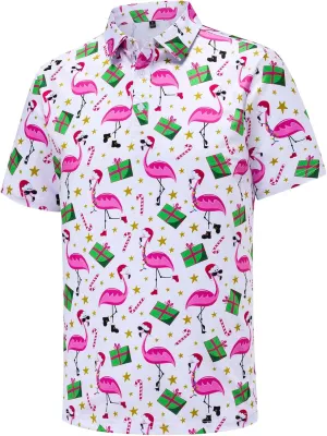 Polo Shirts for Men Short Sleeve Golf Shirts Dry Fit Moisture Wicking Fashion Print Men's Golf Shirt