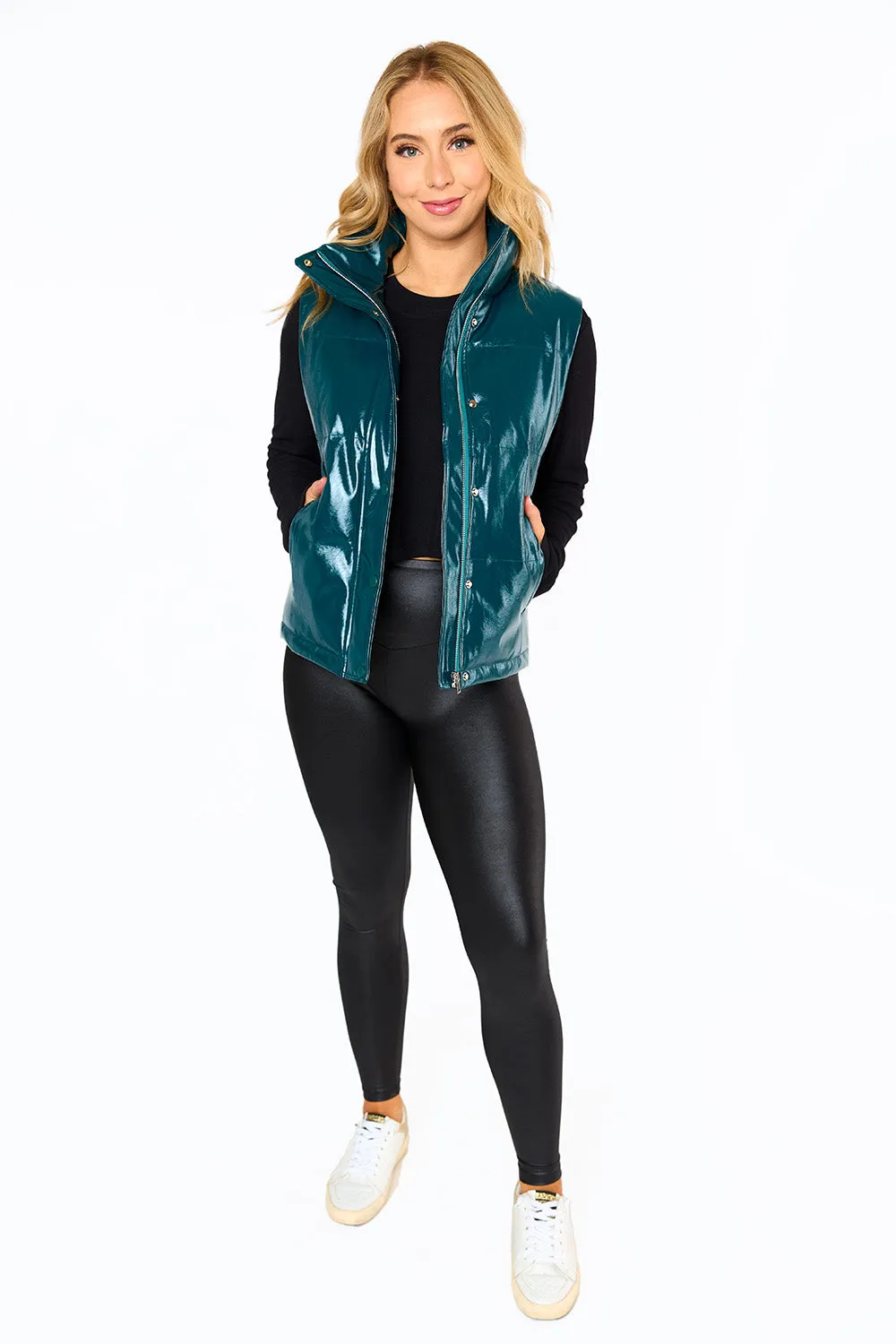 Powder Puff Vest - Jade