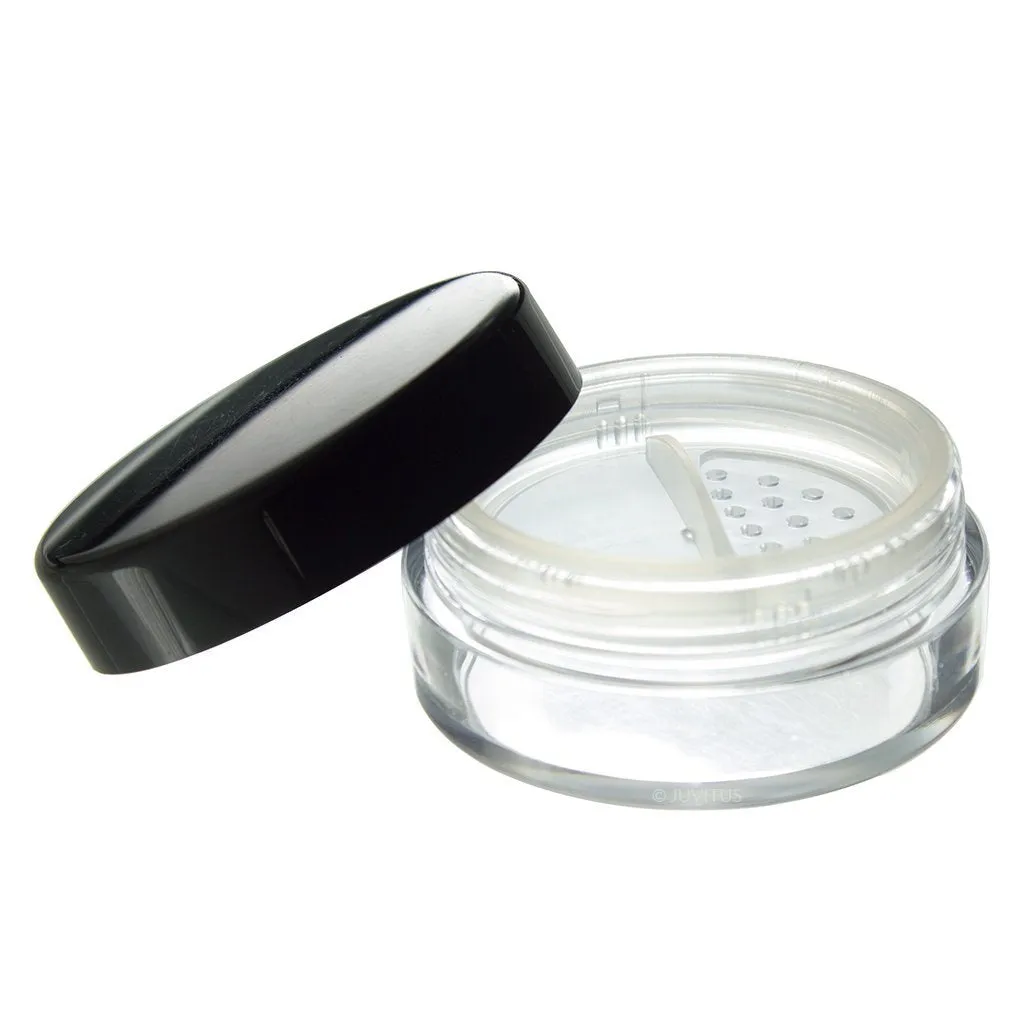 Powder Sifter Empty Refillable Cosmetic Makeup Jar (4 Pack) - 20 ml / 20 grams