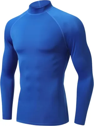 Rash Guard Shirts for Men UV Sun Protection UPF 50 Fitted Rashguard Swim Shirts Quick Dry Swimming Fishing Running