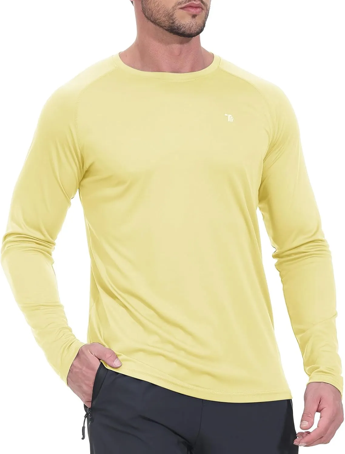 Rdruko Men's Hiking Shirts Long Sleeve UPF 50  Sun Protection Quick Dry Outdoor Travel Fishing Athletic Shirts