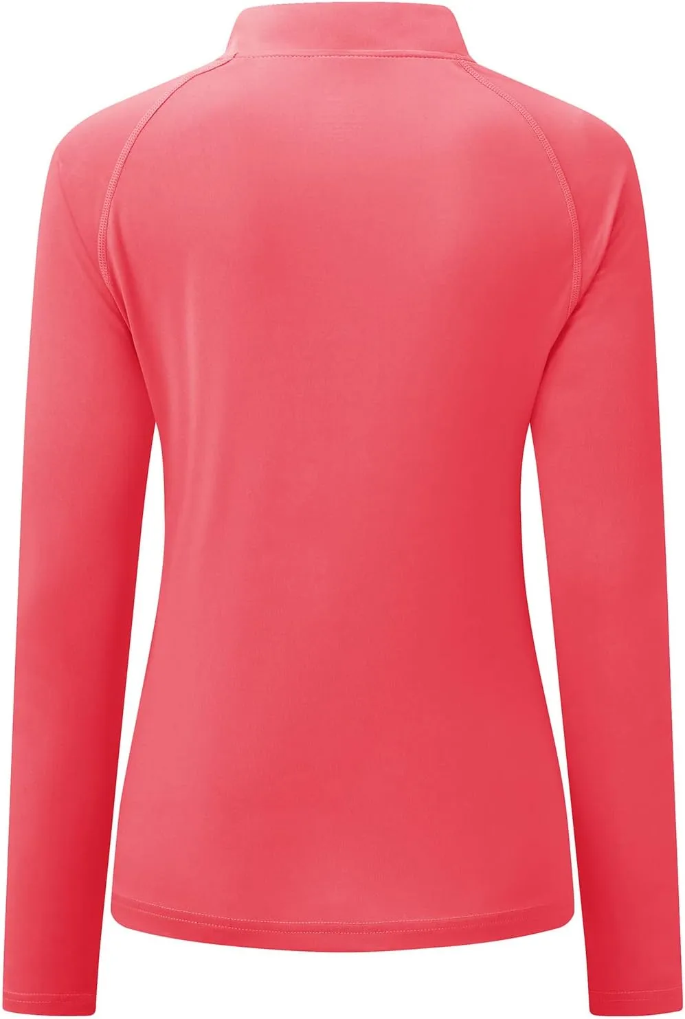 Rdruko Women's Hiking Shirts Quick Dry Long Sleeve UPF 50  Sun Protection Quarter Zip Outdoor Athletic Shirts