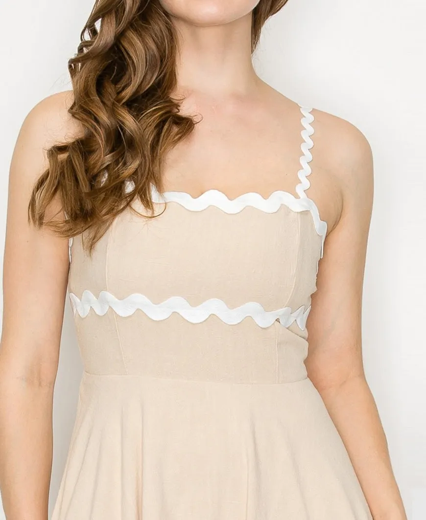 Ric Rac Taupe Dress