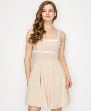 Ric Rac Taupe Dress