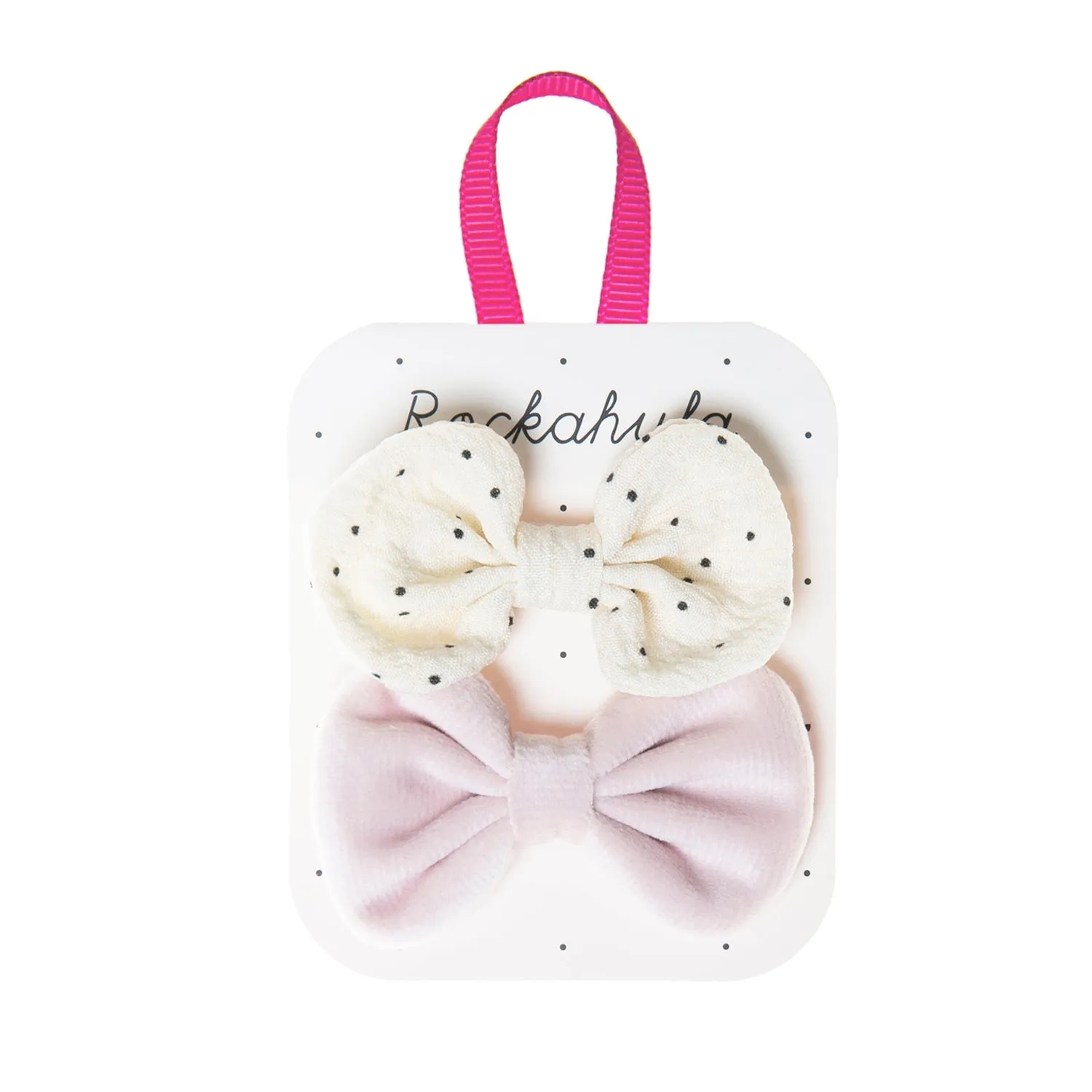 Rockahula Kids Mini Dotty & Velvet Bow Clips