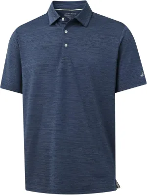 Rouen Polo Shirts for Men Dry Fit Performance Moisture Wicking Casual Jacquard Heather Collared Mens Golf Shirts Short Sleeve