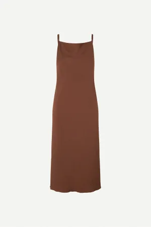 Samsoe Samsoe Fredericka Long Dress - Mustang