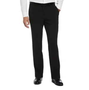 Savane Men's Slim Fit 4-Way Stretch Pant With Active Waistband, 34W x 32L, Black