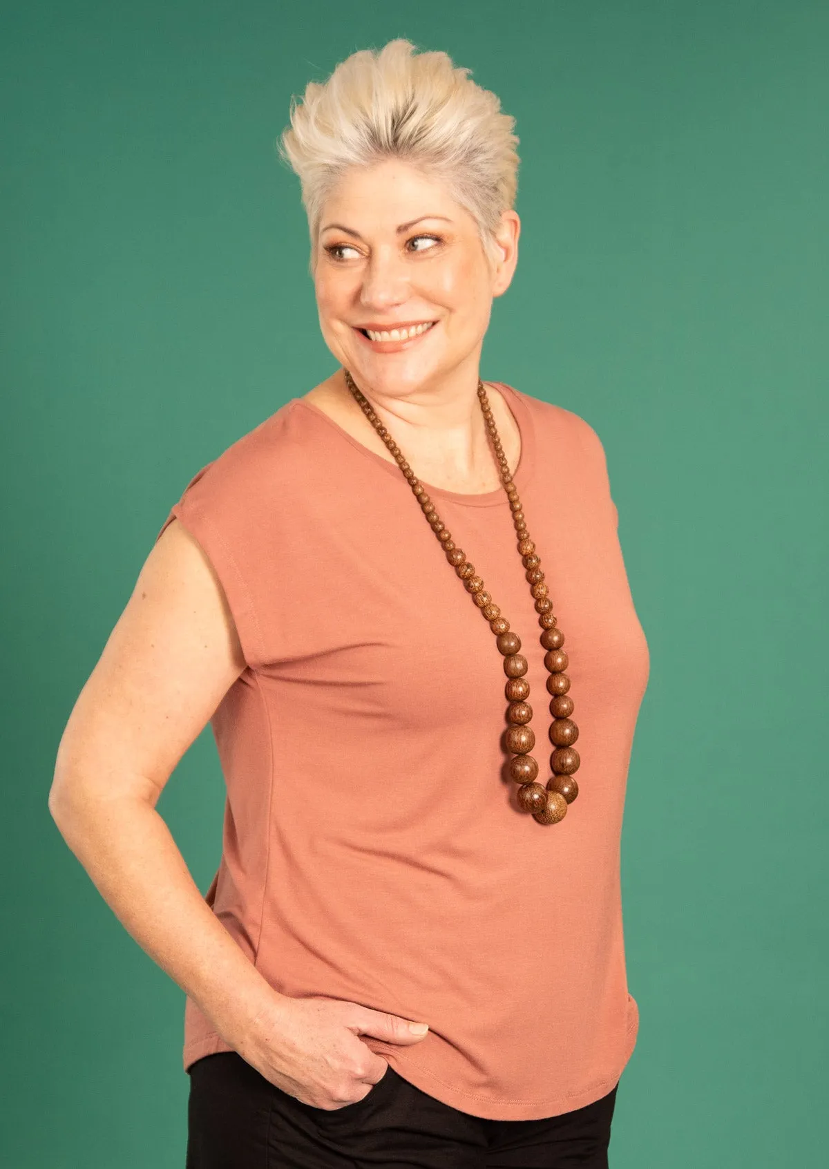 Shell T-shirt Dusty Rose