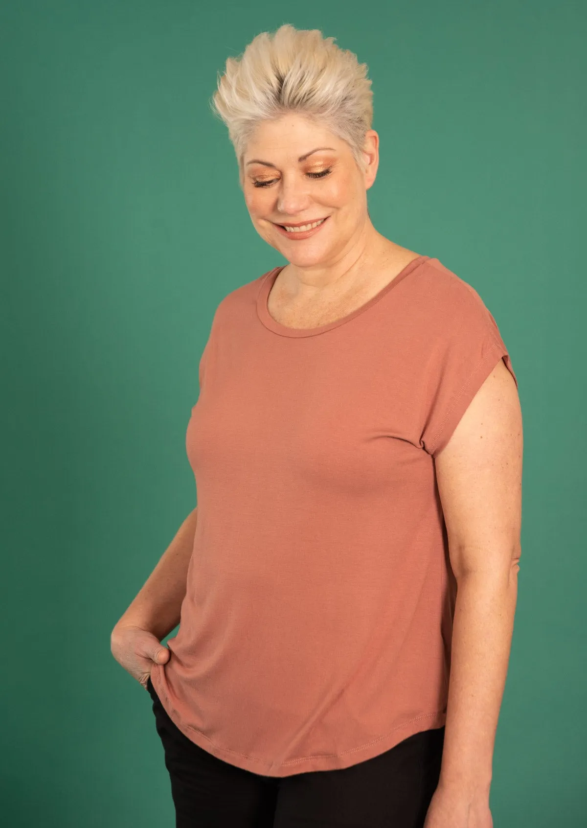 Shell T-shirt Dusty Rose