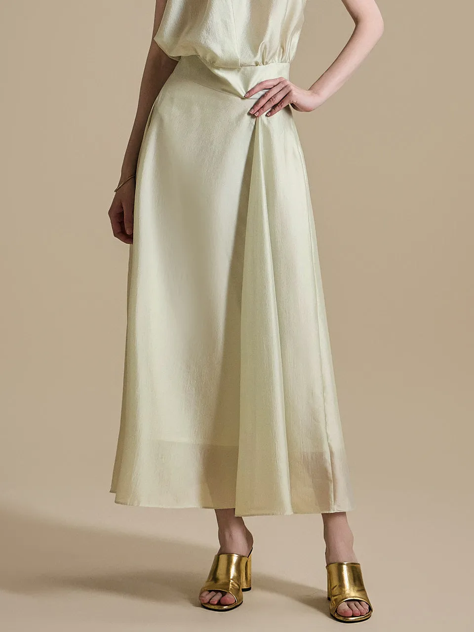 SK2768 Satin Skirt