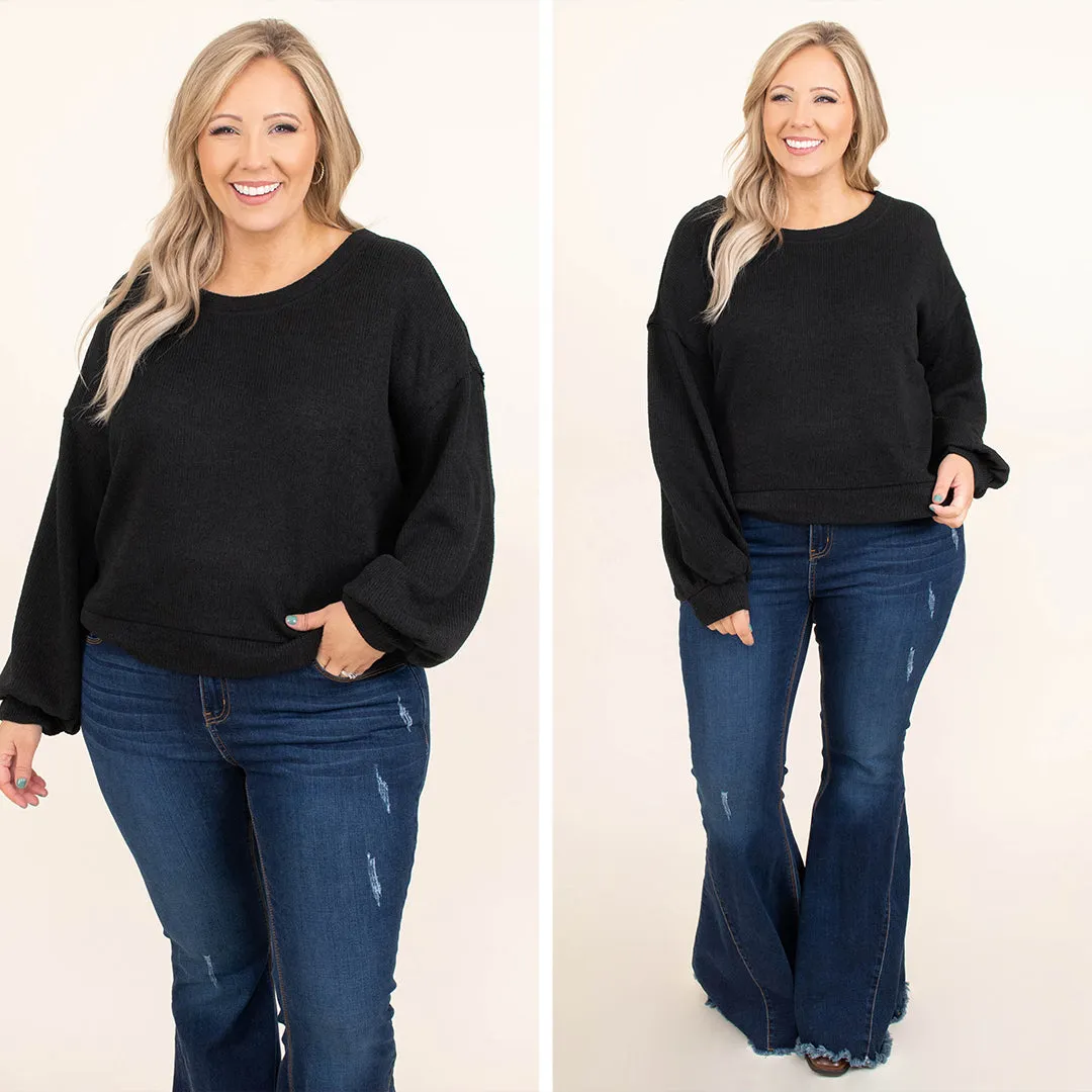 South For The Winter Sweater, Black