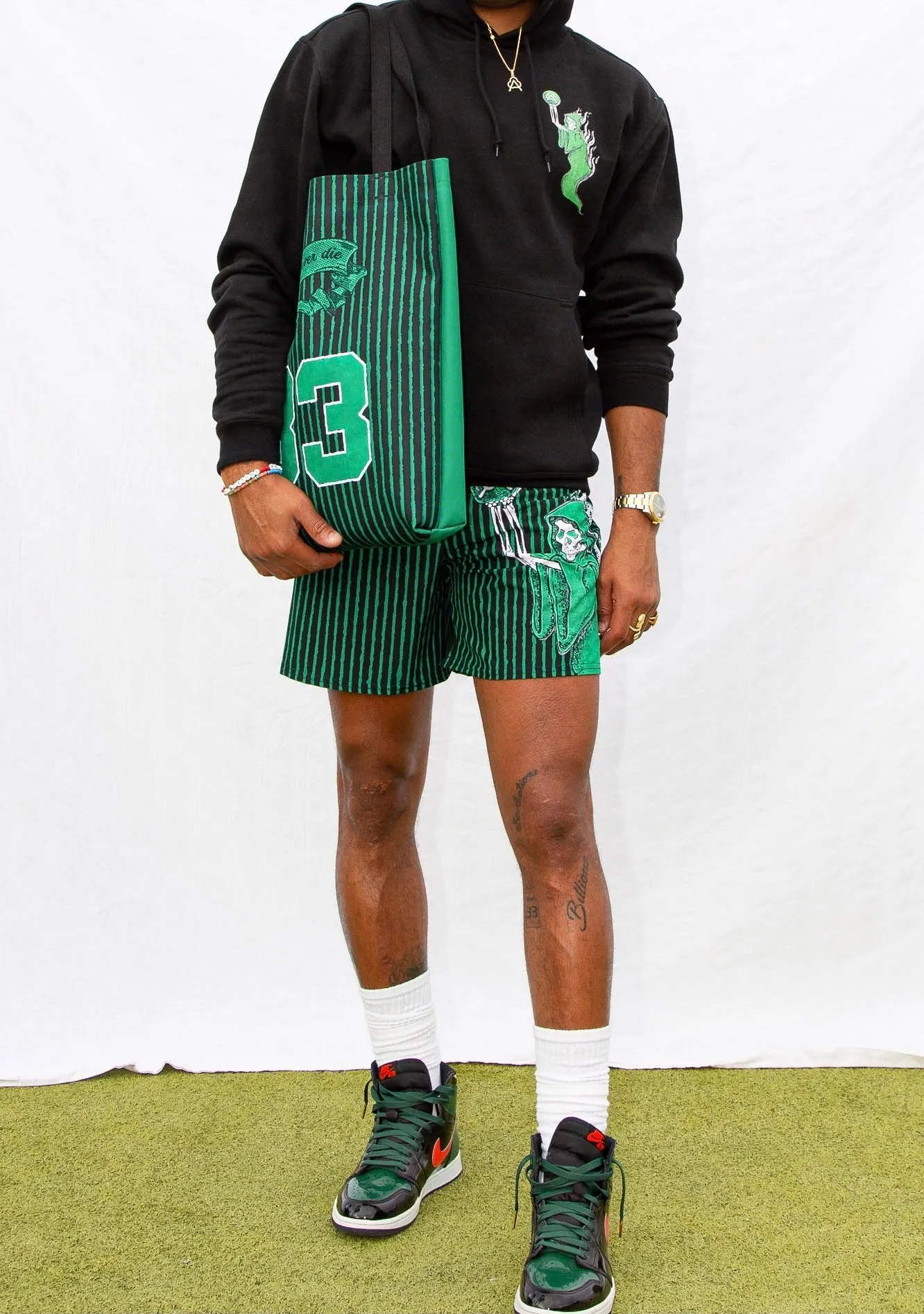 Sporty Short Green Reaper Away