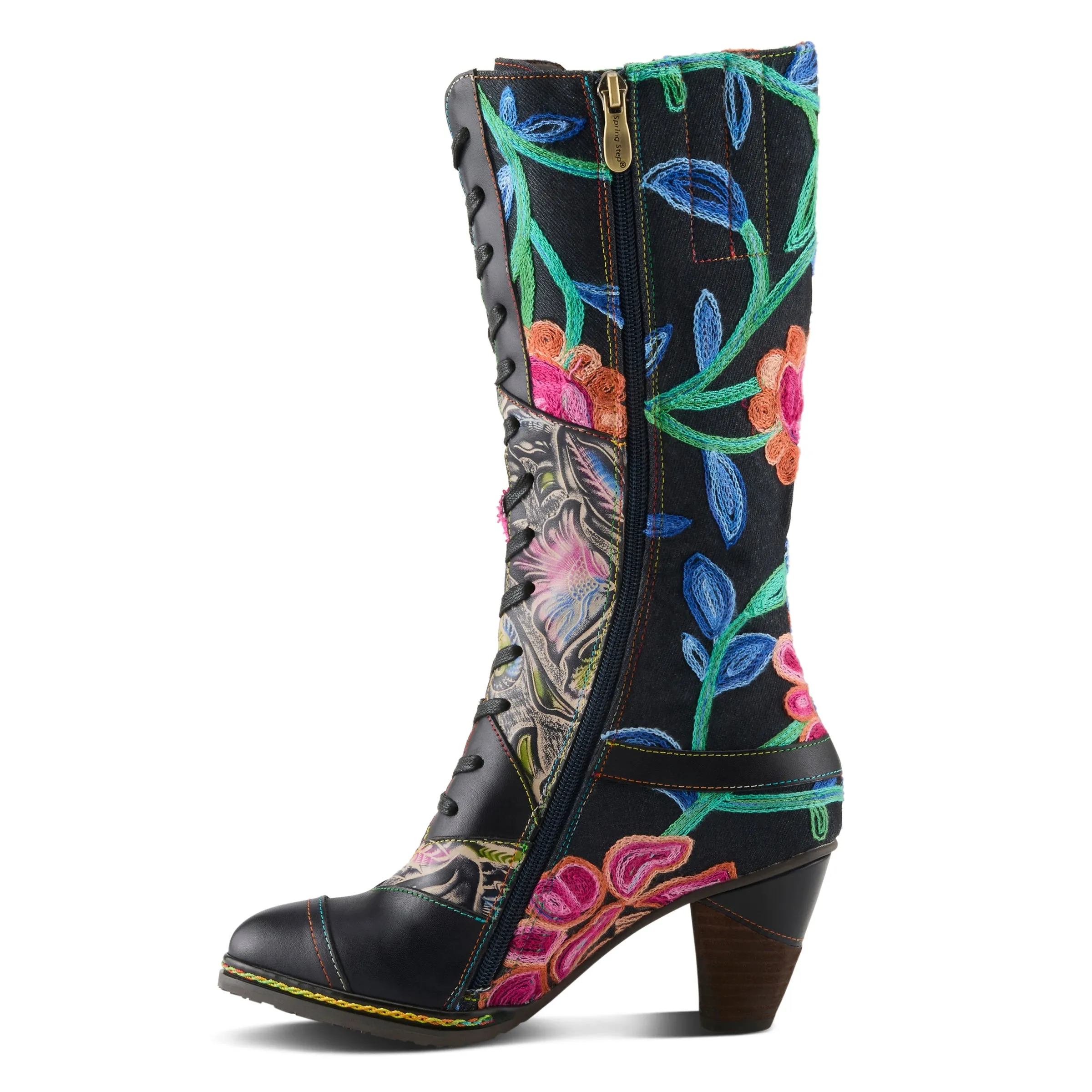 Spring Step Shoes L'Artiste Malagie Rose Women's Versatile Mid Shaft Booties