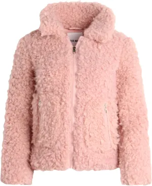 Steve Madden Girls' Jacket  Zip Up Sherpa Fleece Sweatshirt Jacket  Casual Teddy Coat for Girls (4-16)