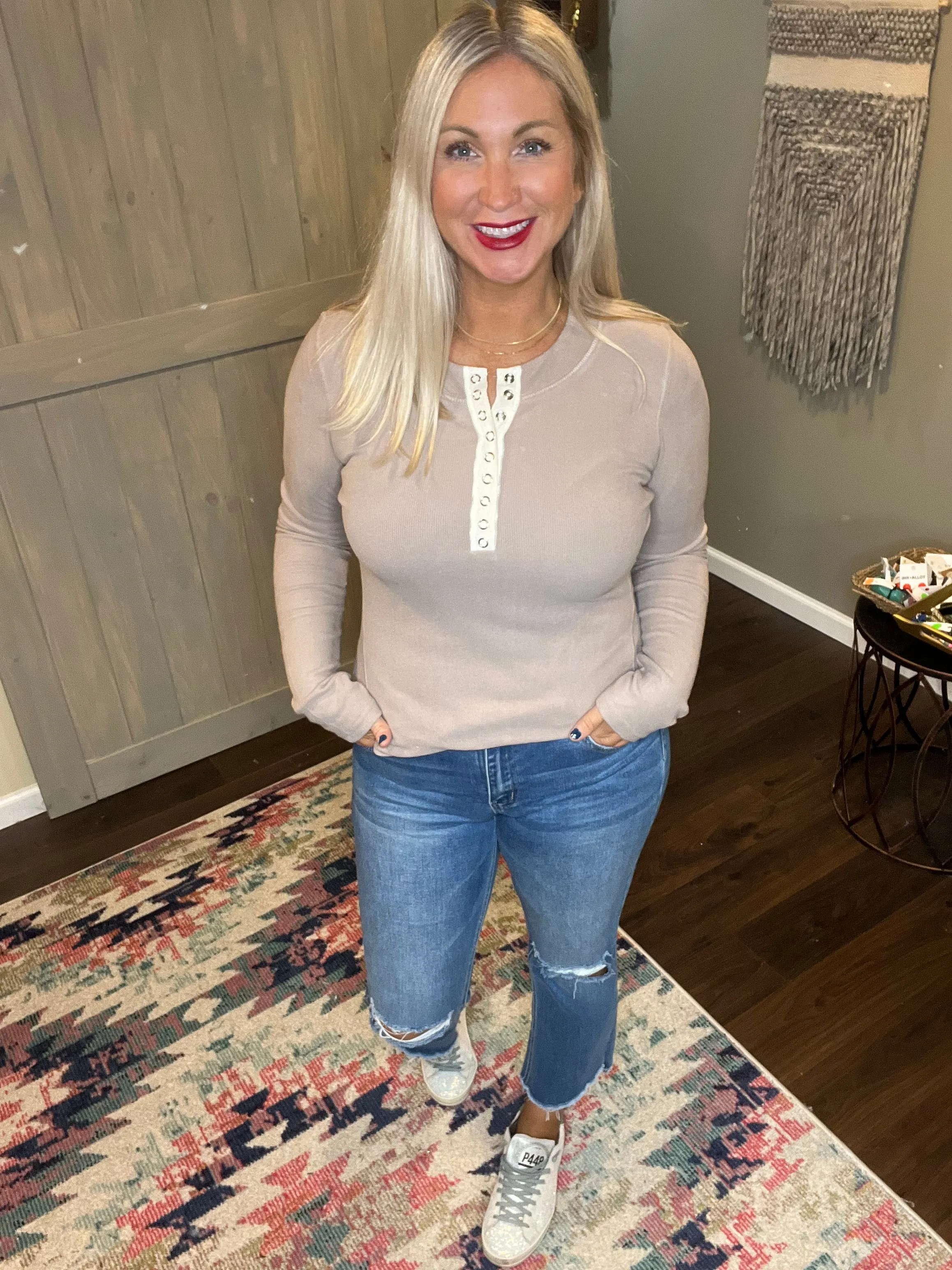 Striped Henley