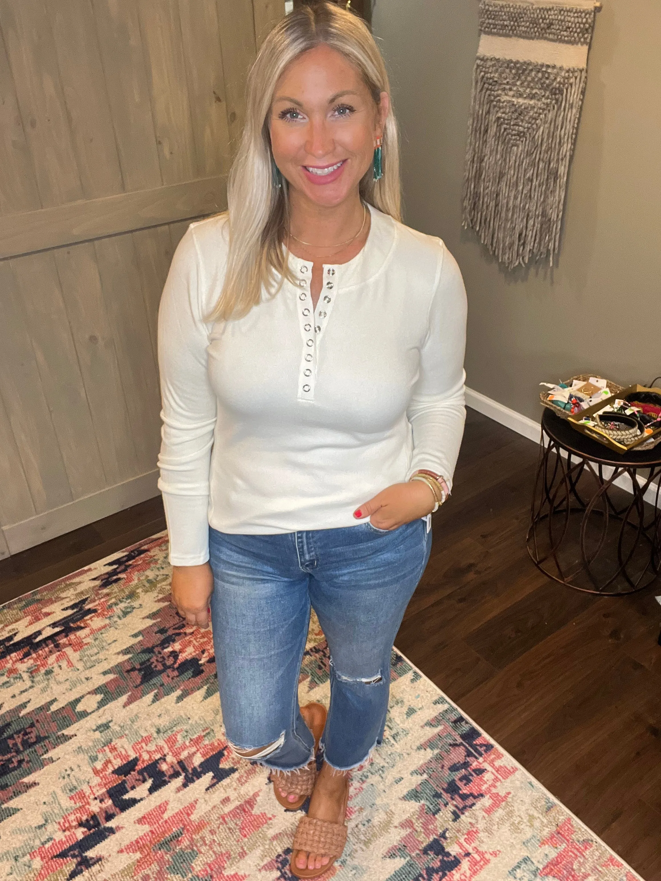 Striped Henley