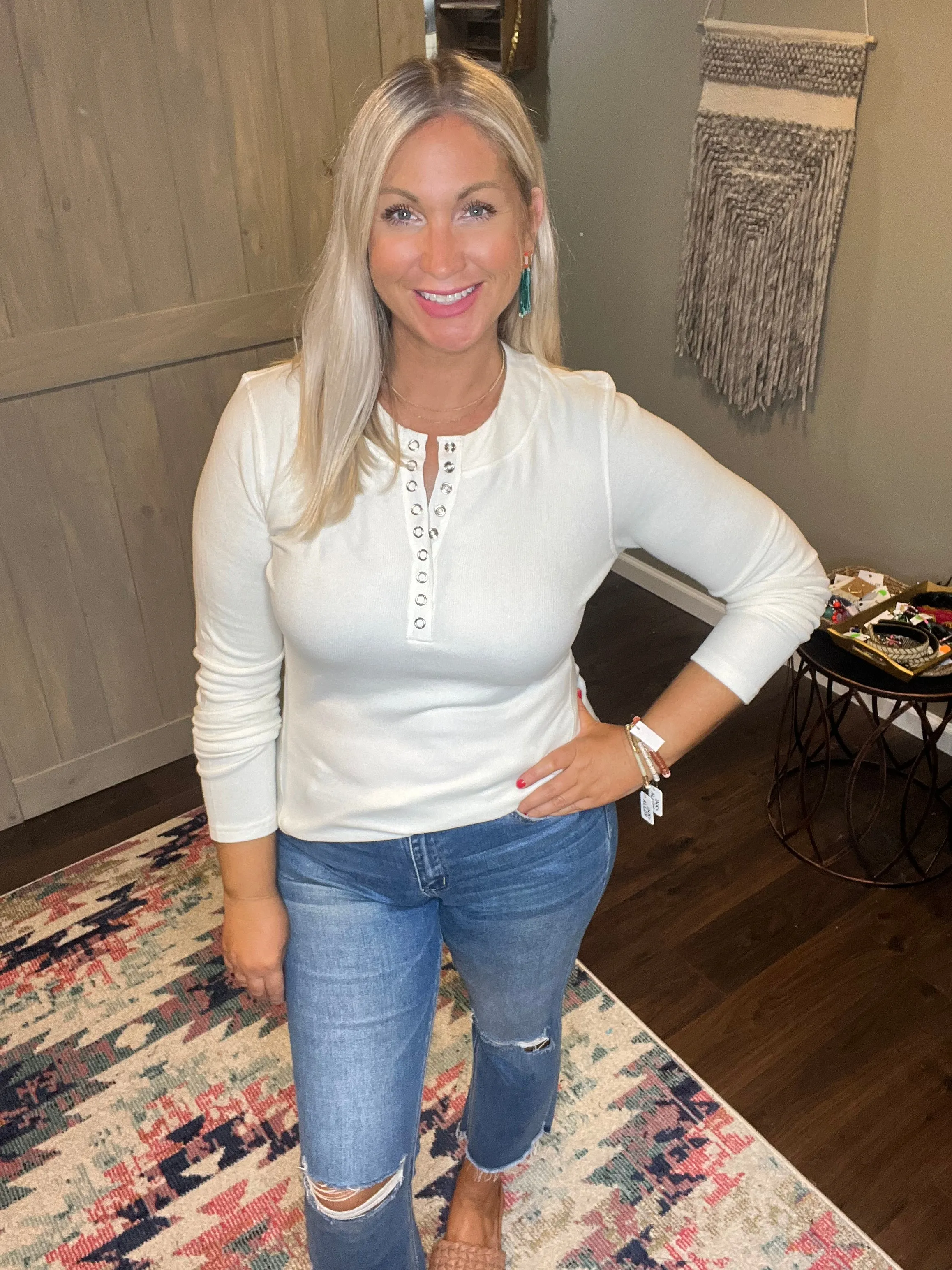 Striped Henley
